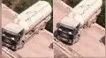 Vía Facebook: Temeraria maniobra de conductor lo salva de caer a un abismo [VIDEO]