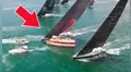 Facebook: personas se salvan de morir cuando tres yates por poco colisionan contra un velero [VIDEO]