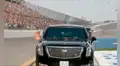 Vuelta al circuito en limusina y retirada en el Air Force One: el show de Trump en Daytona [VIDEO]
