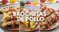 Brochetas de pollo