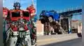 Volquete termina atrapado en puente y desata divertidos comentarios en redes: Es un Transformers