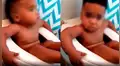 Niño aprende a ir al baño y se queda dormido dentro del inodoro [VIDEO]