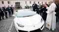Papa Francisco recibe un Lamborghini de regalo y esto hará con el moderno auto [FOTOS]