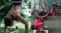 Hombre en silla de ruedas escala muro e inspira a miles de usuarios [VIDEO]