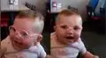 Colocan lentes a bebé por primera vez y tiene conmovedora reacción [VIDEO] 