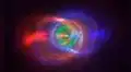La estremecedora imagen de una batalla entre dos estrellas: una se traga a la otra