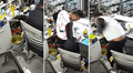 ¡Tremendo susto! Rata intenta escapar de gato y se esconde dentro de la casaca de un hombre