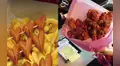 Salchipapas con forma de corazón y ramos de alitas a la BBQ en Lima por San Valentín [VIDEO]