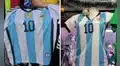 Gamarra vende camisetas de Argentina con tres estrellas desde el día siguiente de la final del Mundial