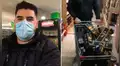 Hombre gana “minuto feliz” en un supermercado y llena el carrito de solo licores [VIDEO]