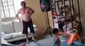 Facebook viral: padre estuvo al cuidado de su nieto y su hija los descubrió en una curiosa escena [VIDEO] 