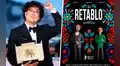Spirit Awards: director de Retablo y Parasite posan con retablo ayacuchano