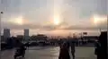 Extraño fenómeno natural genera un atardecer con ‘tres soles’ en China [VIDEO]