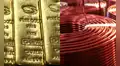 Precios del oro y cobre suben tras haber caído el viernes