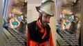 Bomberos van a salvar a joven atascada en ascensor y su madre tiene curiosa acción al verlos