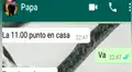 WhatsApp: Chica no llegaba de fiesta y su papá le dijo esto [FOTOS]