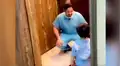Enfermero rompe en llanto al no poder abrazar a su hijo, quien lo esperaba emocionado [VIDEO]