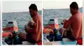 Pescadores logran rescatar a un perro que nadaba y luchaba por su vida en mar abierto [VIDEO]