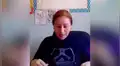 Profesora da clases virtuales a su alumnos, pero comete terrible error al dibujar una mano con seis dedos [VIDEO]