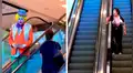 Facebook: sufren de la cruel broma de un payaso cuando bajaban las escaleras eléctricas [VIDEO] 