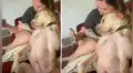 Chico deja a su perro junto con su novia para hacer las compras, al volver los encuentra en tierna escena [VIDEO]