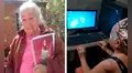 Le regalan una computadora a mujer de 81 años para que continúe sus estudios