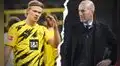 Zidane respondió sobre el posible fichaje de Erling Haaland por Real Madrid 
