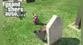 GTA V: easter-egg de un perro visitando la lápida de su amo se hace viral