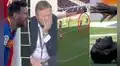 El lamento de Messi y Koeman tras el increíble gol que falló Dembélé