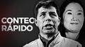Conteo rápido: empate técnico de Castillo (50.2%) y Fujimori (49.8%), según Ipsos Perú/ América TV