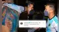 Lionel Messi: brasileño se tatuó célebre festejo del ‘10′ en la espalda