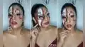 Joven peruana realiza maquillaje inspirado en símbolos patrios y resultado sorprende
