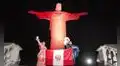 Bicentenario: Cristo Redentor se iluminó de rojo y blanco en homenaje al Perú