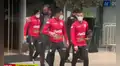 La selección nacional partió rumbo al Nacional para entrenar antes de enfrentar a Uruguay