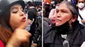 Se viraliza video donde se ve a empresarias de Gamarra expulsando a miembros de La Resistencia