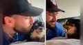 Joven se acerca a su perro para darle un beso y can tiene conmovedora reacción