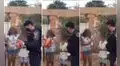 Policías regalan celular a niña para que no pierda sus clases virtuales tras sufrir robo