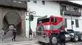 Transformers: Optimus Prime y compañía se dejaron ver en el centro de Cusco 