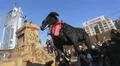 Instalan estatua de perro símbolo de las protestas chilenas a dos años del estallido social