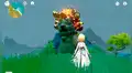Genshin Impact: extraño glitch causa que aparezcan estatuas de dinosaurios y dragones