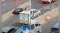Hombre detiene el tráfico en la avenida Faucett para evitar que un perro sea atropellado