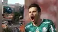 ¡Explotó la hinchada de Palmeiras! Los fanáticos del Verdão festejaron así el 1-0 en Brasil