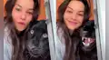 Mujer se acerca a pantera para tomarse un selfie y felino tiene inesperada reacción