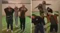 Amigos hacen graciosa coreografía del “Burrito sabanero” y cautivan con sus pasos de baile