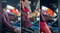 Hombre da una sorpresa a adulto mayor al comprarle todas las rosas que vendía en un paradero