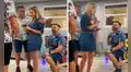 Sorprende a su novia en el día de su cumpleaños y le hace romántica propuesta de matrimonio