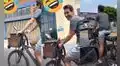 Ciclista modifica el timbre de su bicicleta para que suene como el claxon de un auto