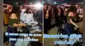 Talentosa joven toca los timbales al compás de huaylas y se roba el show de músicos