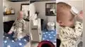Padres construyen un baño miniatura para que su bebé logre ser independiente