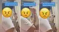 Joven regaña a su perro por morder a su abuela y este se muestra ‘arrepentido’ de la travesura